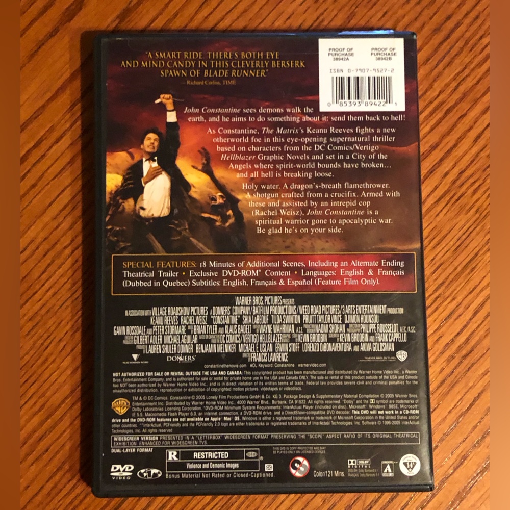 Constantine DVD - Picture 2 of 4